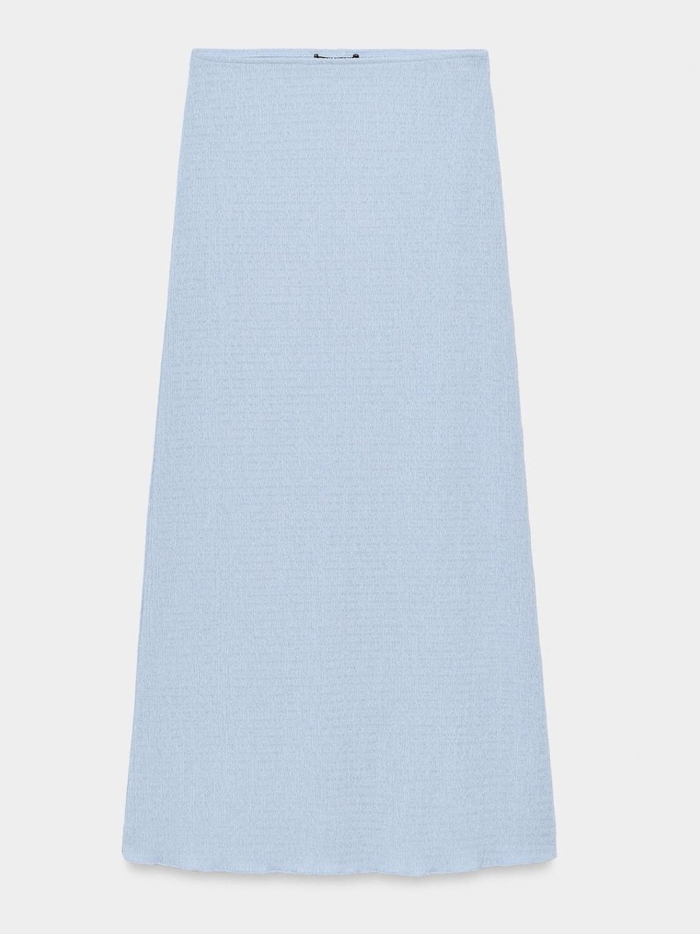 Zara textured long skirt, light blue - Picture 13 of 15